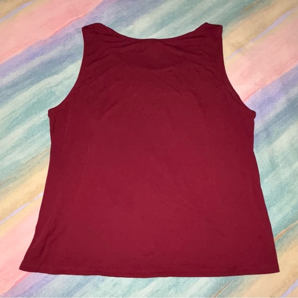 Eileen Fisher Silk Georgette Crepe Ballet Neck Long Tank Size XL - Picture 4 of 5